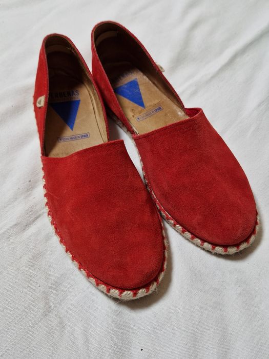 Еспадрильї Verbenas CARMEN SERRAJE FUEGO Колір Fire Red 39 розмір замш