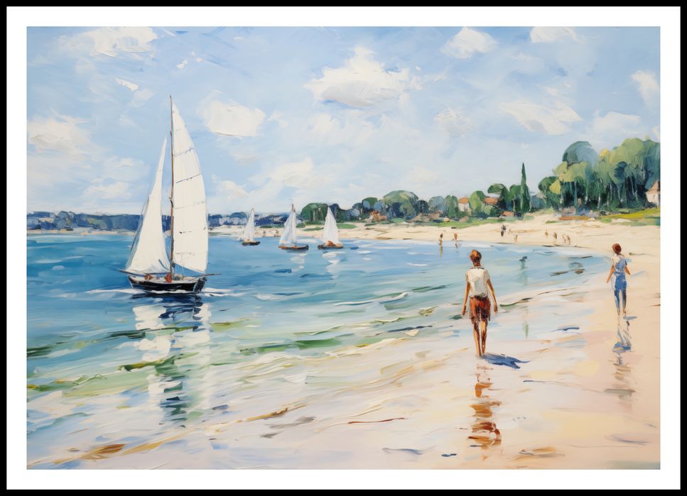 Plakat 100x70cm Życie na Brzegu