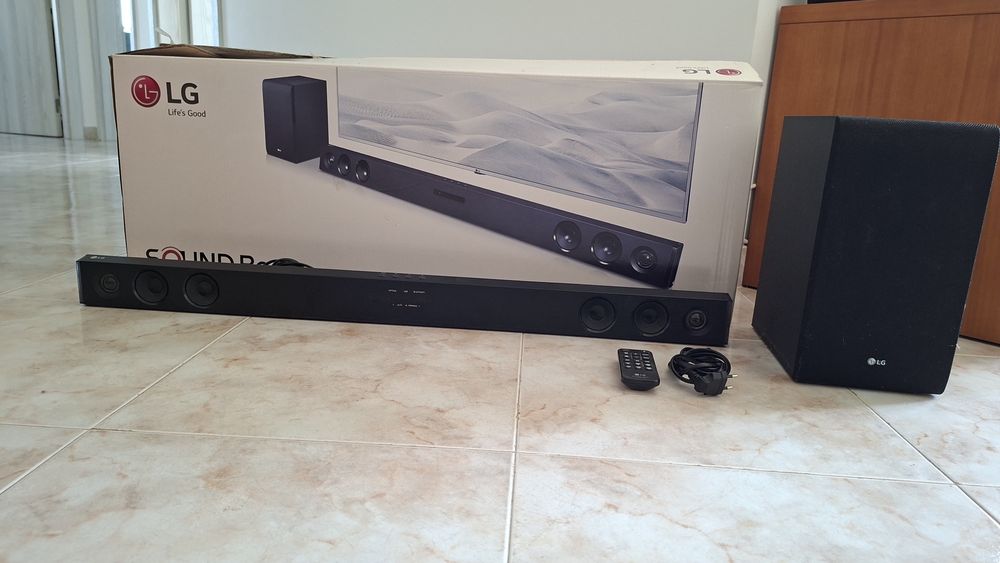 Sound bar lg como nova