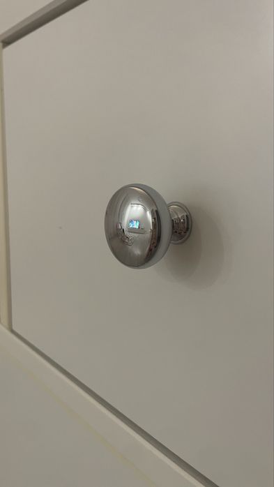 Srebrne Gałki uchwyty 12 sztuk