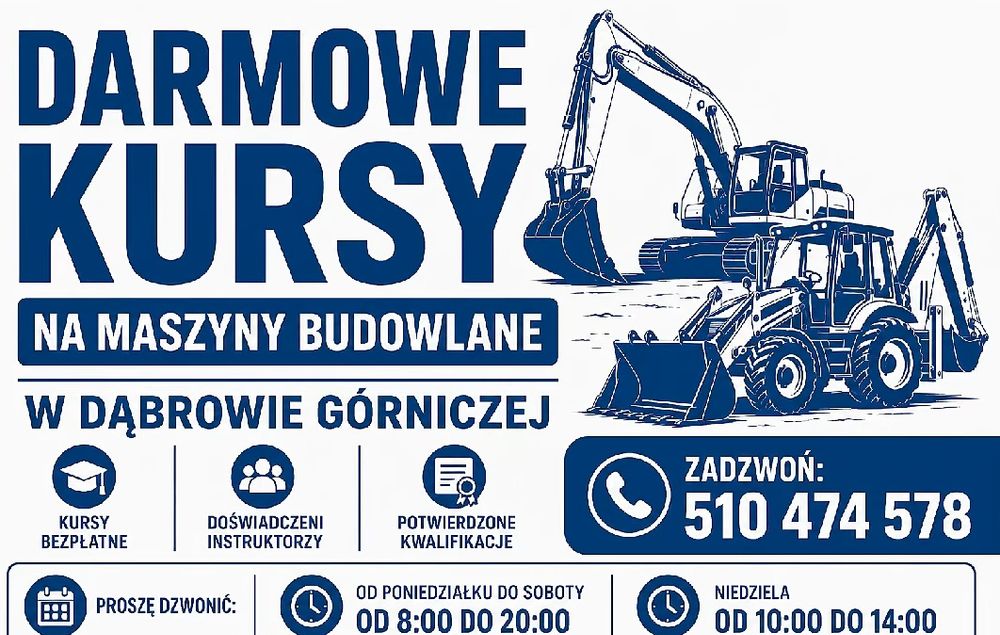 Zapraszamy na Darmowe Kursy w Dąbrowie Górniczej