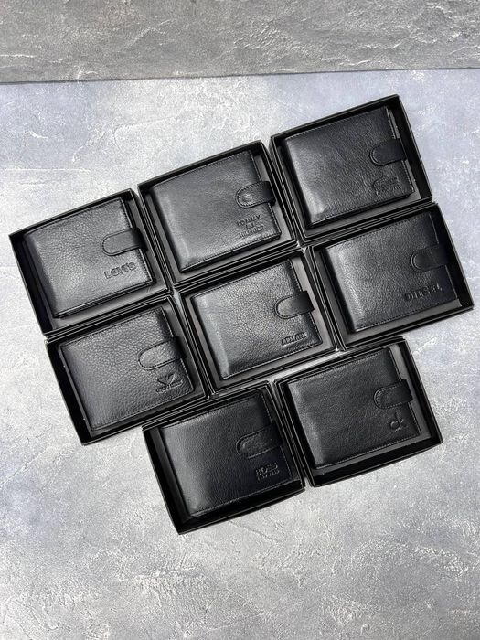 чоловічий шкіряний гаманець Портмоне Мужской кошелек подарунок