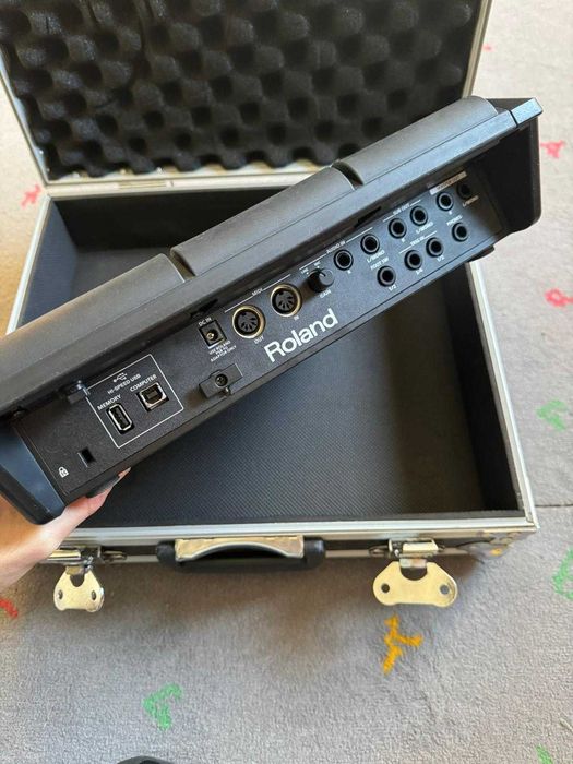Roland SPD-SX Sampling Pad + Flight Case +usbcable+baquetas—Como Novo!