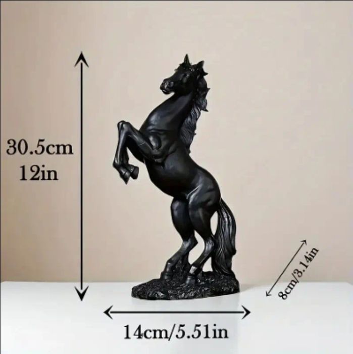 Piękna figurka kolekcjonerska na prezent KOŃ Arabski Mustang. Nowa.
