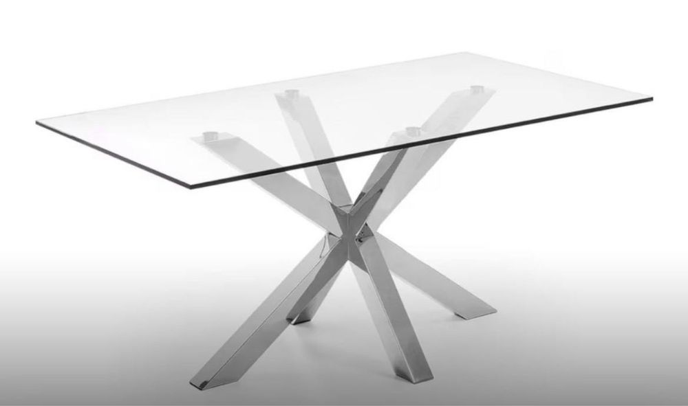 Mesa de jantar moderna e elegante.