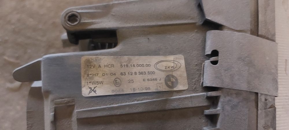 Lampy przednie zkw bmw e36