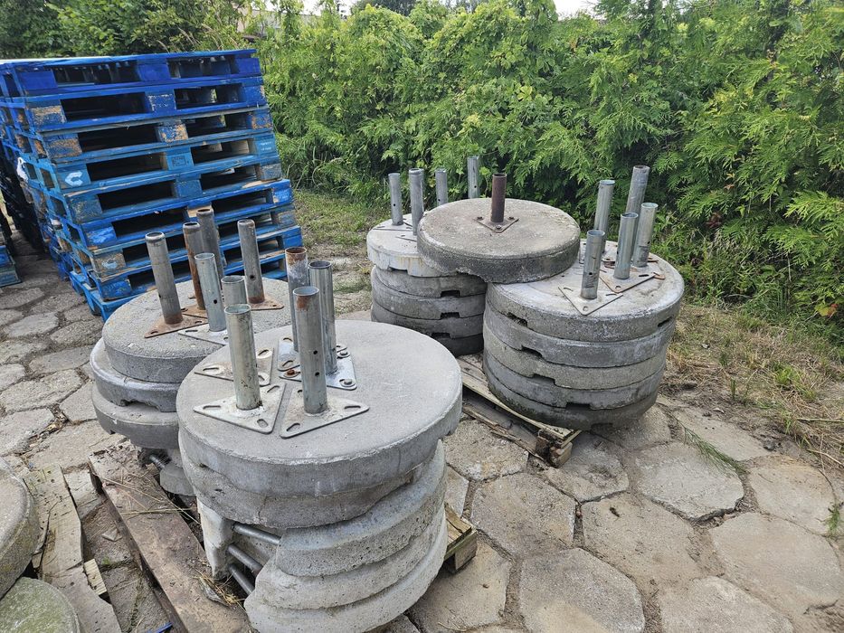 Betonowa podstawa parasola. Duże sr 60cm i 70cm.