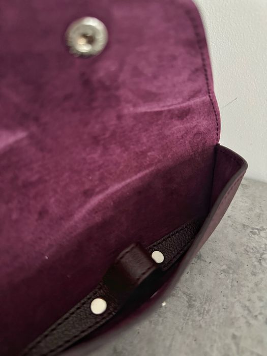 Футляр чохол для окулярів шкіряний бордовий коричневий Ettinger London