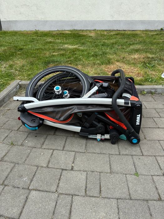 Przyczepka rowerowa thule chariot cross 1osobowa z zestawem do biegania