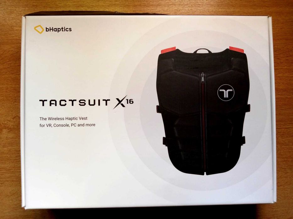 Bhaptics Tactsuit X16 Colete Háptico Sem Fios