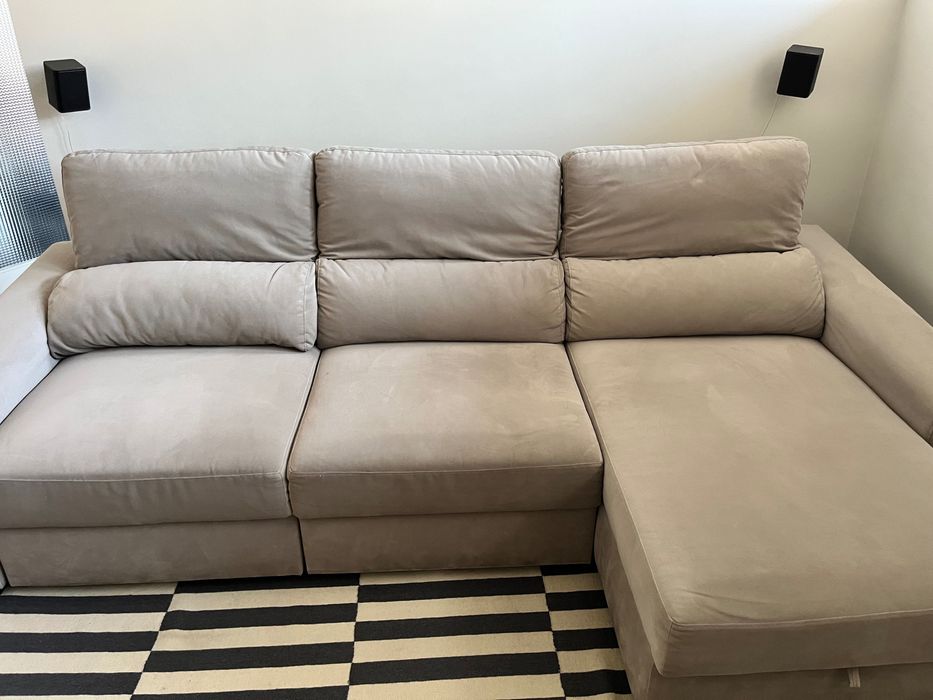 Sofa GATO PRETO Rufallo chaise-longue reversivel 3 lugares