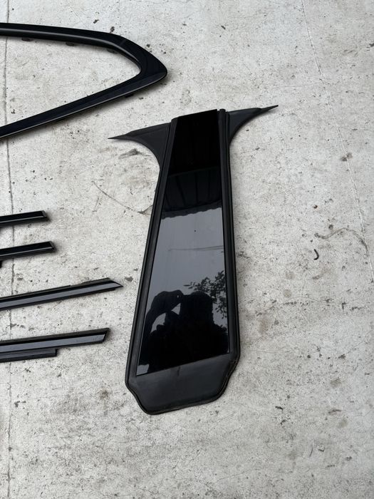 Антихром bmw 3 GT f34 shadow line m paket накладки Розборка