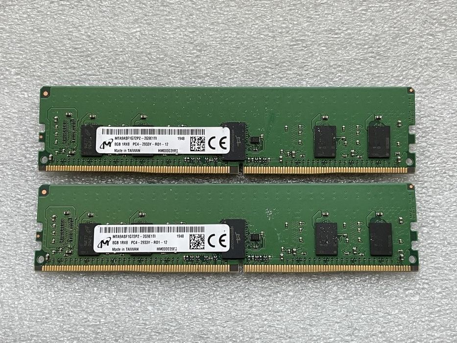 Pamięć Ram Serwerowa DDR4 16GB 2933MHz CL19 MTA9ASF1G72PZ-2G9E1