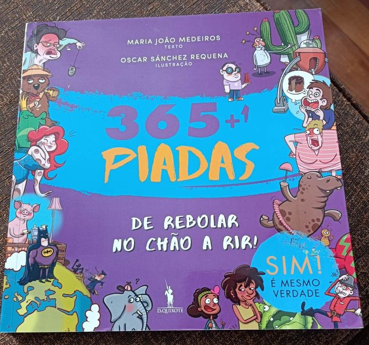 Livro 365+1 Piadas de Rebolar no Chão