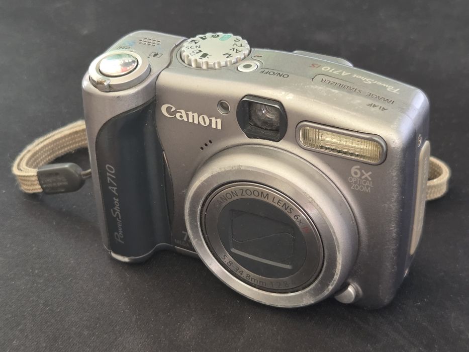 Canon PowerShot A710 IS — CCD матрица, ручные режимы, 6x зум, стабилизация, карта памяти