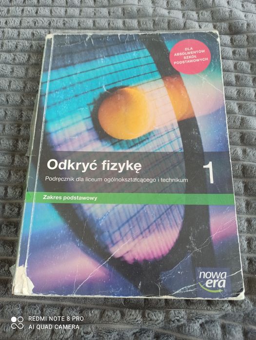 Książka podręcznik odkryć fizykę 1