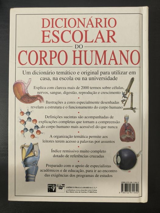 Dicionário escolar do corpo humano