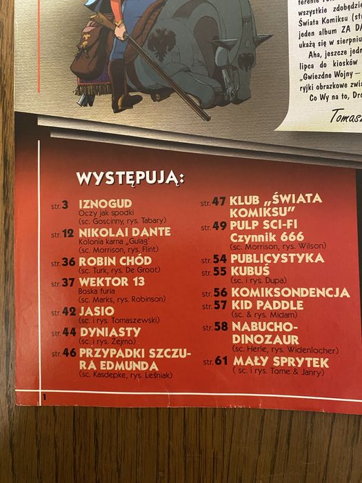 Świat Komiksu 12 ( 4/1999 ) Iznogud ; Robin Chód; Wektor 13; Jasio