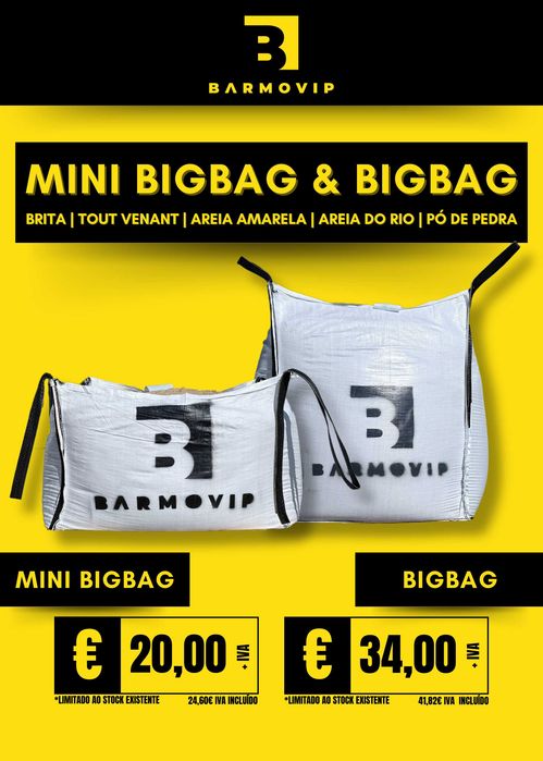 Mini BigBag & BigBag (Areia/Brita/etc)
