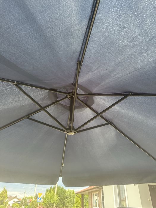 Parasol ogrodowy granatowy