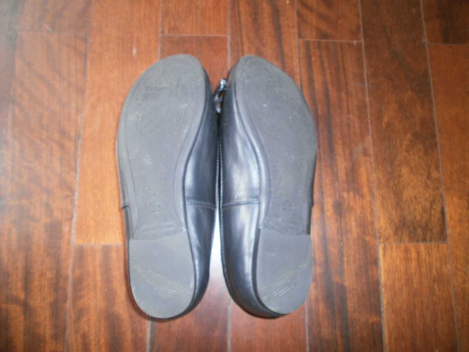 sabrinas de pele azuis escuras