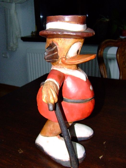 Piękny stary drewniany kaczor.