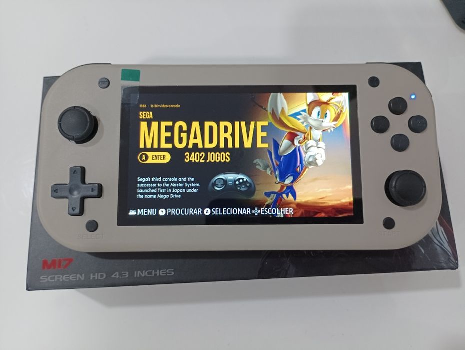 Consola portátil M17 jogos retro