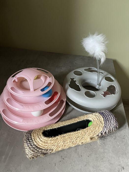 Zestaw zabawek dla kota