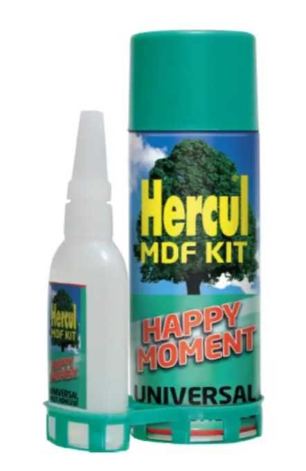 Клей Hercul HAPPY MOMENT двокомпонентний 400 мл + 100гр, з активатором