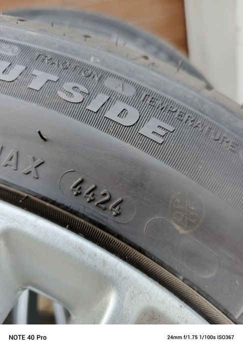 Koła 17" Ford z TPMS, lato. Jak nowe.