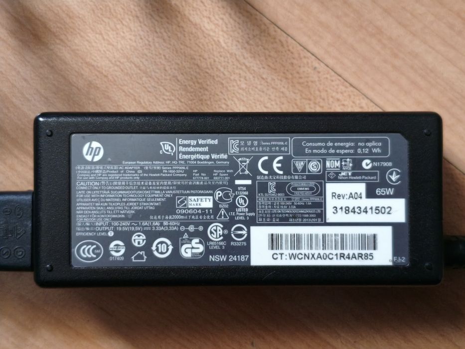 Carregador HP Original 65W HP PA-1650-32HJ  como novo