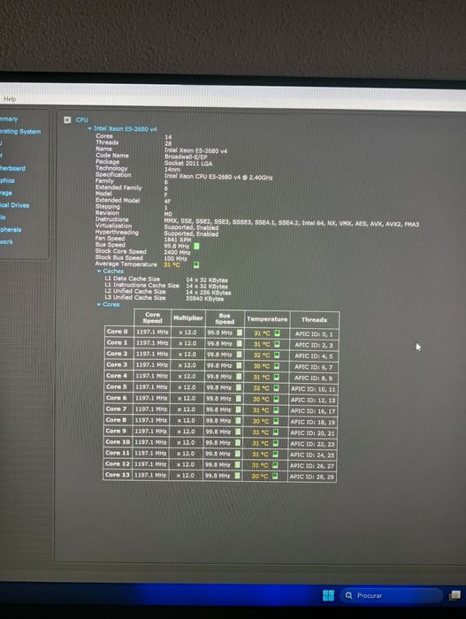 Computador gamer / trabalho pesado  com placa gráfica de 8gb