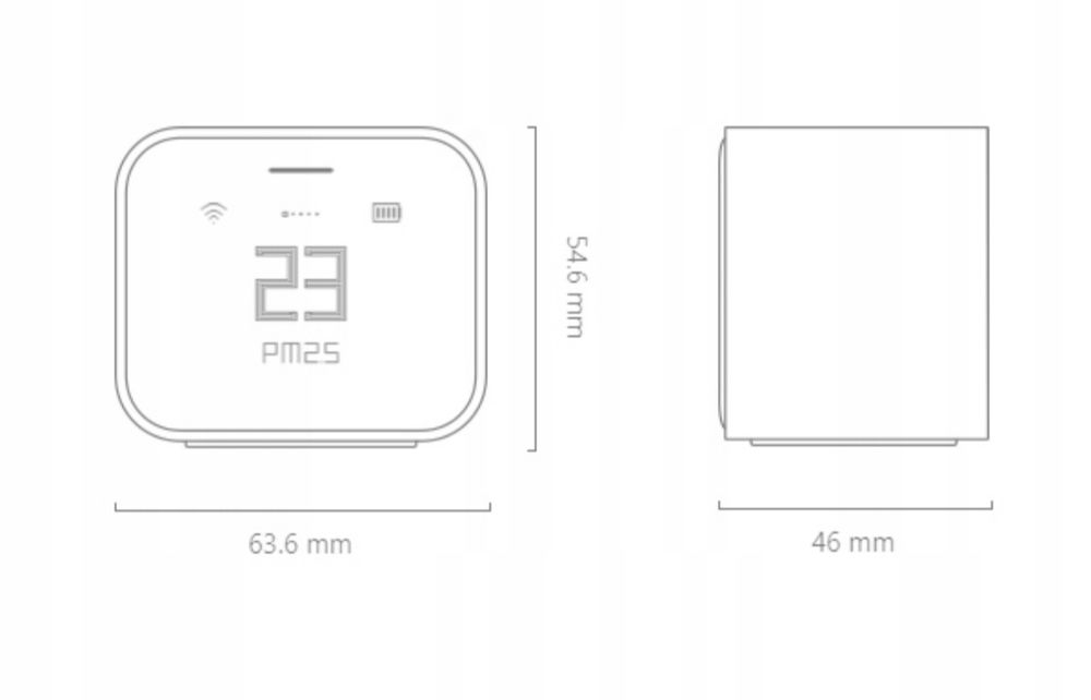 Qingping czujnik zanieczyszczenia powietrza / CO2