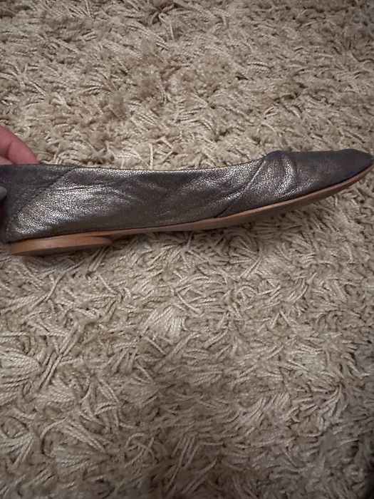 Sabrinas cinzentas brilhantes Zara