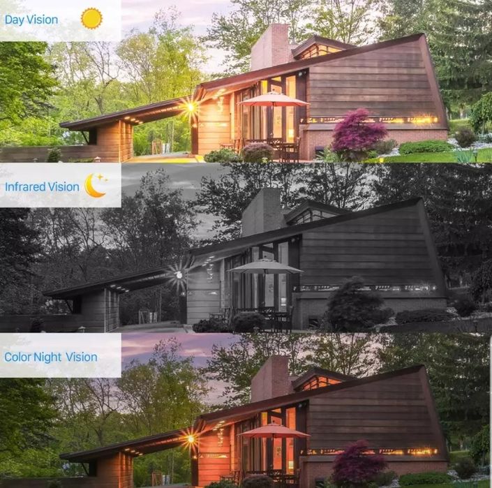 Camara vigilancia 1080p movimento som aplicacao telemovel prova agua