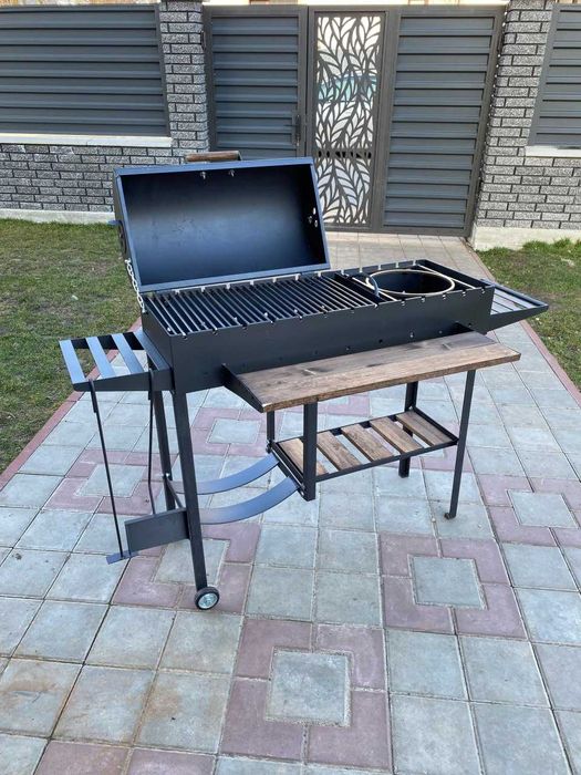 Мангал барбекю з металу металу 5 мм на 13 шампурів БЕЗ ПРЕДОПЛАТ