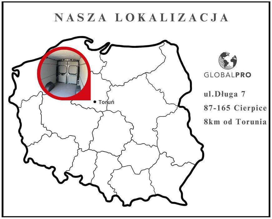 Zabudowa Ducato,Boxer,Jumper L3H2 -Podłoga + Boki 4 mm- WYSYŁKA GRATIS