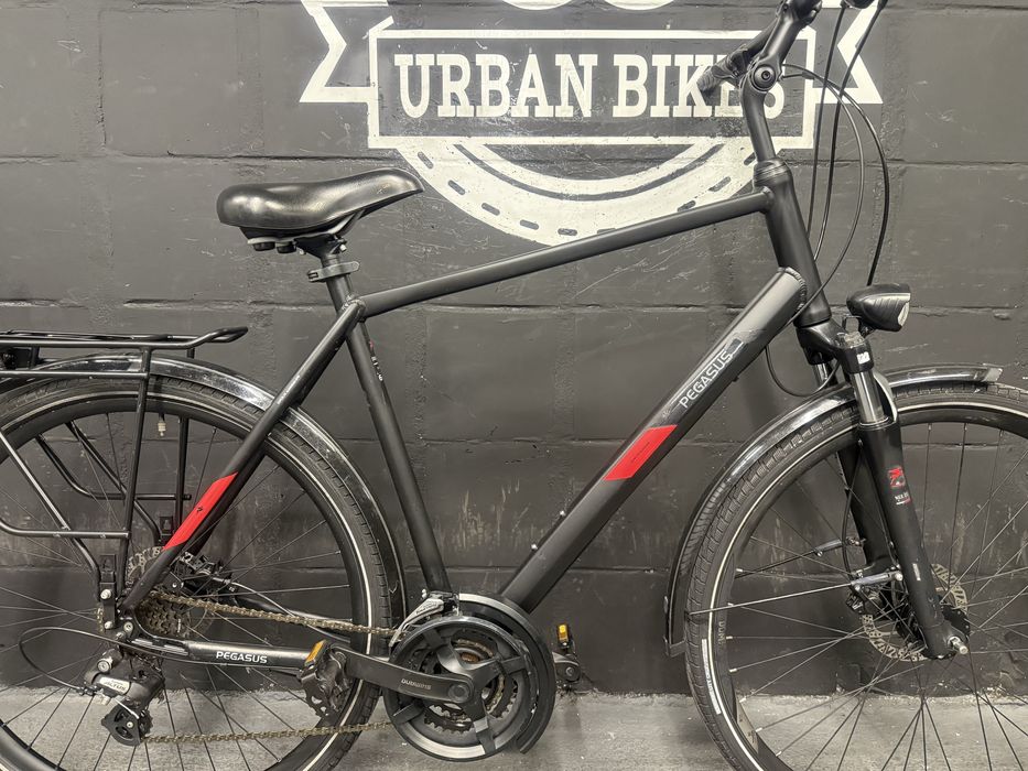 Rower miejski Pegasus Solero męski aluminium rama XL  60cm  Shimano Urban Bikes
