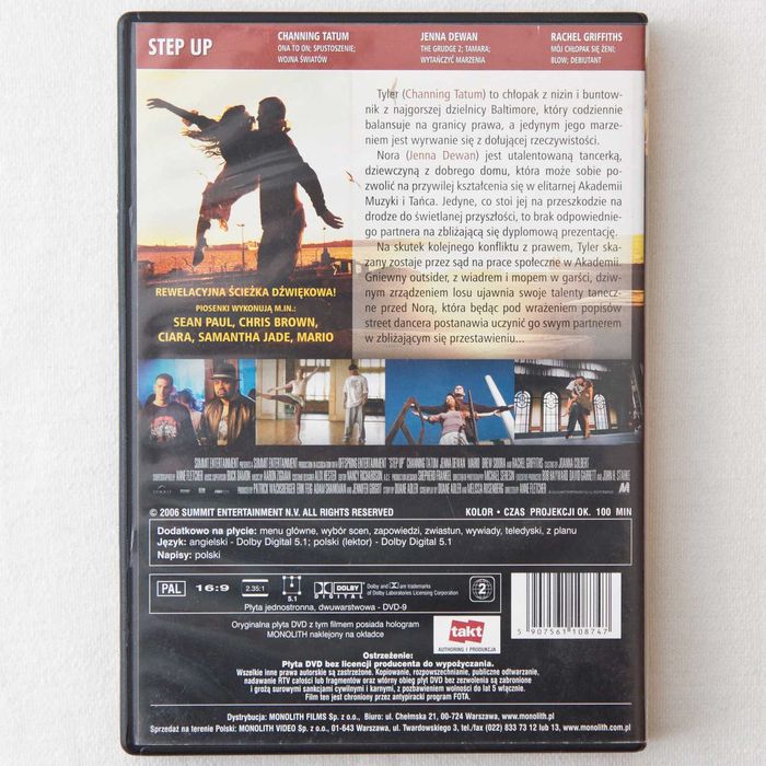 Step Up - Taniec Zmysłów DVD
