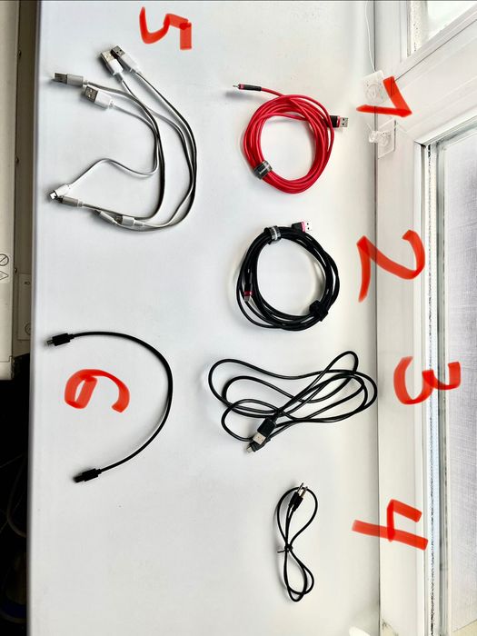 Кабелі Baseuse Usb A to type C 3 м, Usb A - Mirco Usb, 3.5 to 3.5