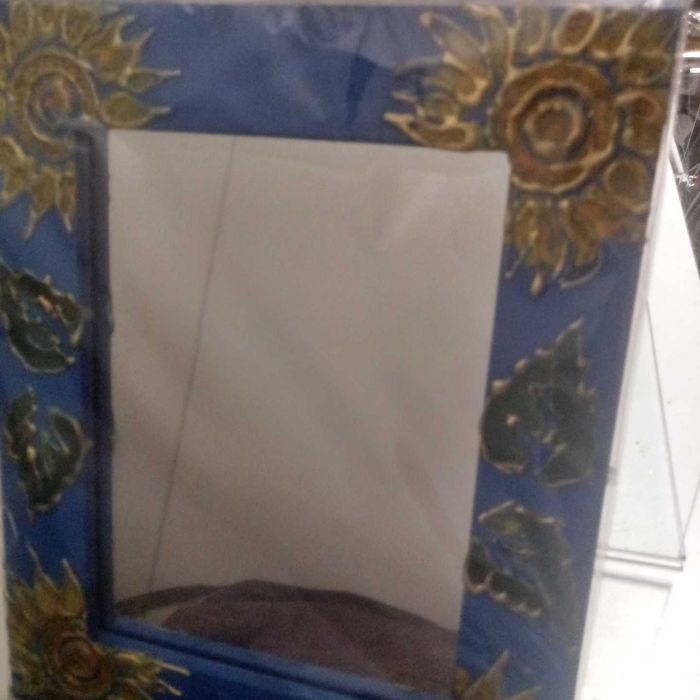 Lustro, lusterko, oprawa drewno, hand made