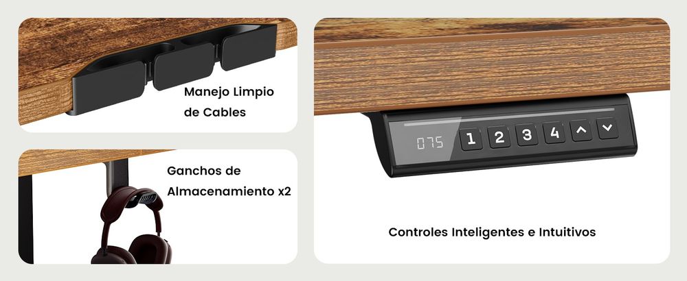 Secretaria Elétrica Elevatória Ergear 120x60 - altura ajustável.