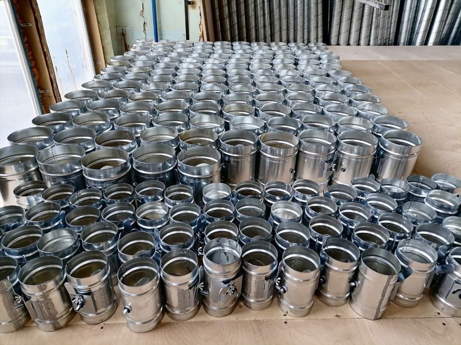 Вентиляция. Воздуховоды. Труба оцинкованная. Фасонные изделия. Цех