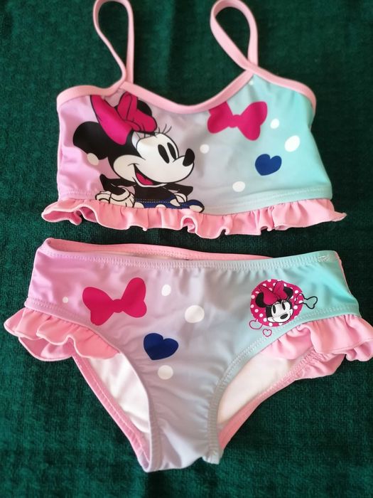 Kostium kąpielowy 110/116.Bikini.MYSZKA MINNIE DISNEY