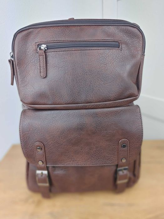 Plecak Męski z Kieszeniami Retro Vintage Na Laptopa Pojemny XXL