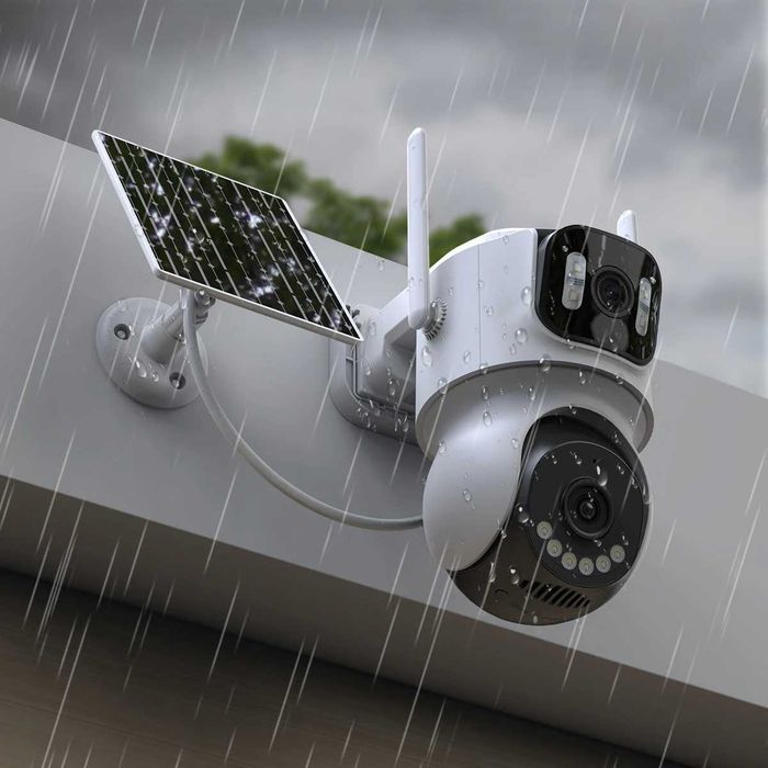 Monitoring bez dostępu do prądu. Kamera solarna 4G z własnym zasilaniem + Karta 64gb