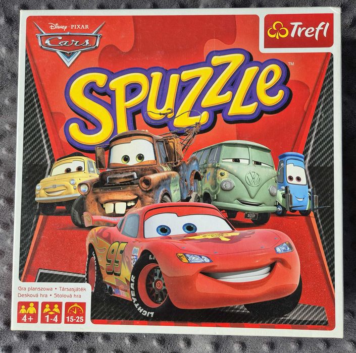 Gra planszowa Spuzzle Auta 2