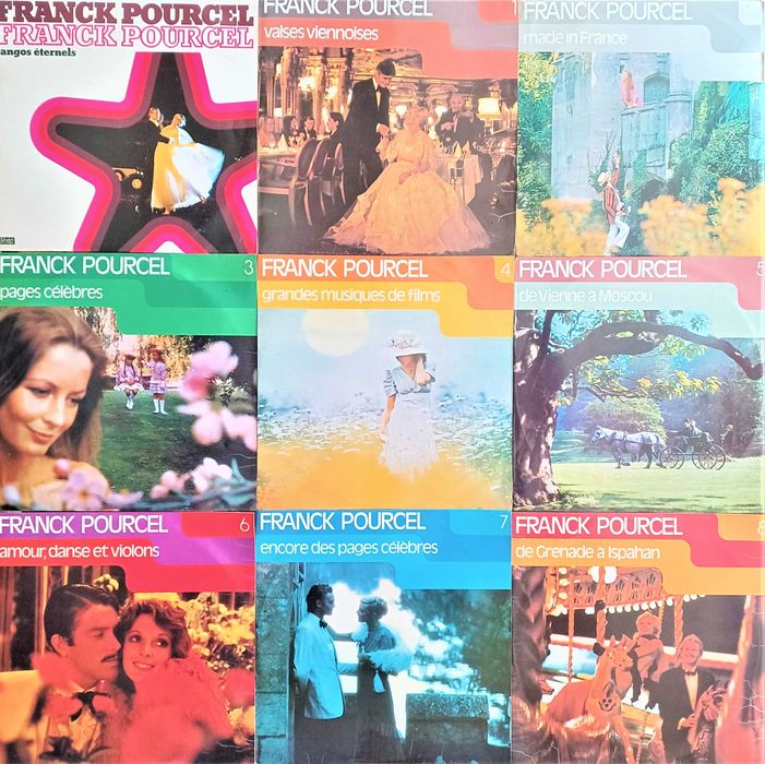 Franck Pourcel (Coleção de 9 LPs)