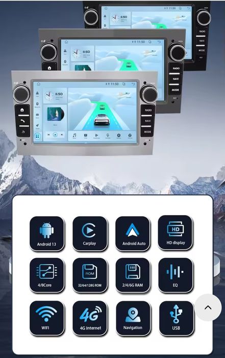 Opel Car play android para vários modelos