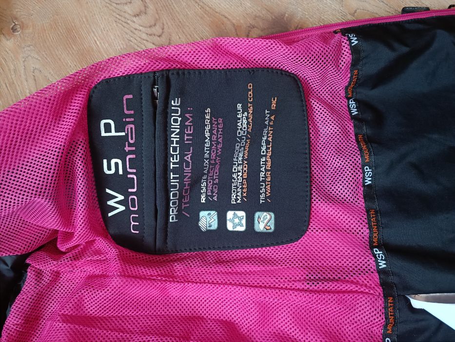 Damska kurtka Softshell ardon floret czarna z różowymi detalami